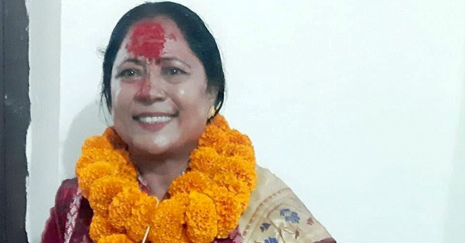 एमालेकी प्रदेश सांसद रेखा शर्मा पक्राउ