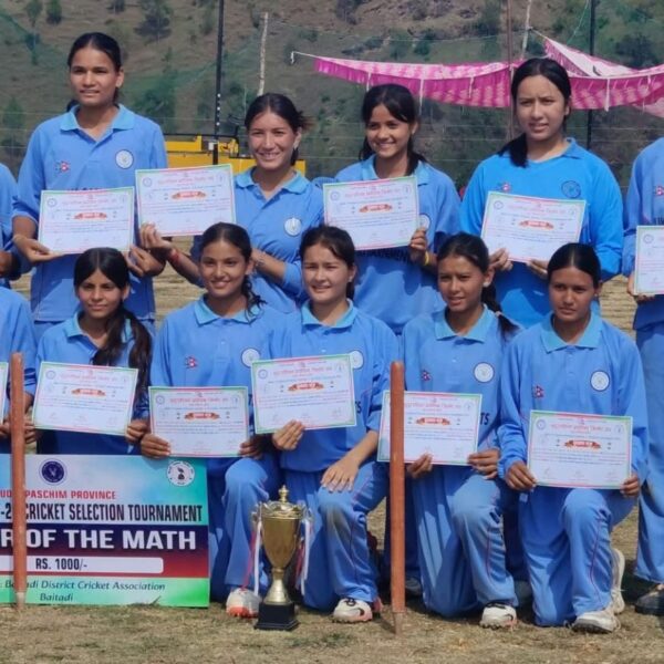 यू–१९ महिला सुदूरपश्चिम प्रदेशस्तरीय क्रिकेट डडेल्धुरा च्याम्पियन