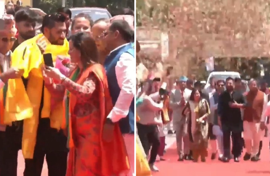 रवि लामिछानेलाई भाजपा मुख्यालयमा भव्य स्वागत, भेटवार्ता सुरु