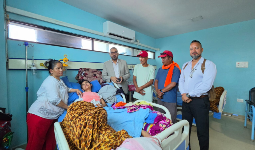 उपचारपछि घर फर्किइन् डडेल्धुराकी बन्दना, निसर्ग अस्पतालद्वारा ३१ लाख ७० हजार शुल्क मिनाहा